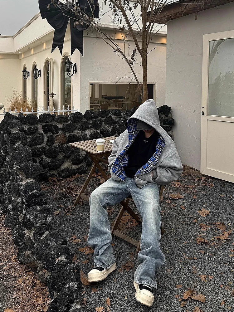 FLANNEL LINED HOODIE